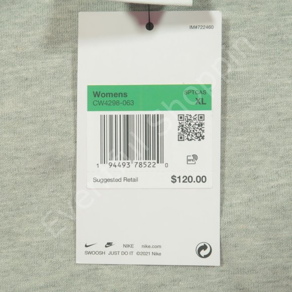 Nike Women's Sportswear Tech Fleece Windrunner Hoodie Jacket in Gray Size XL - Picture 7 of 9